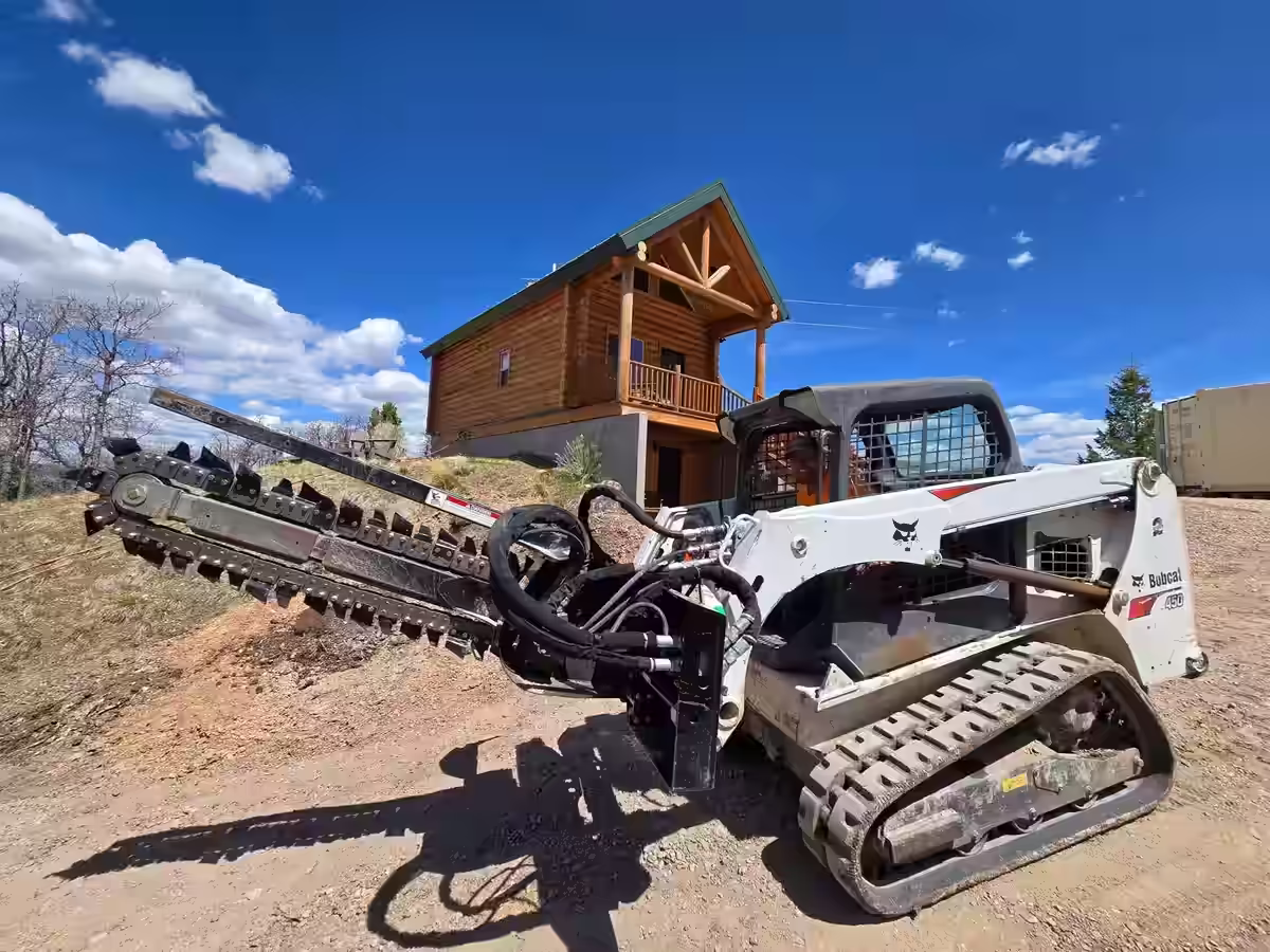 Starlit Ridge cabin under construction in Alton Utah