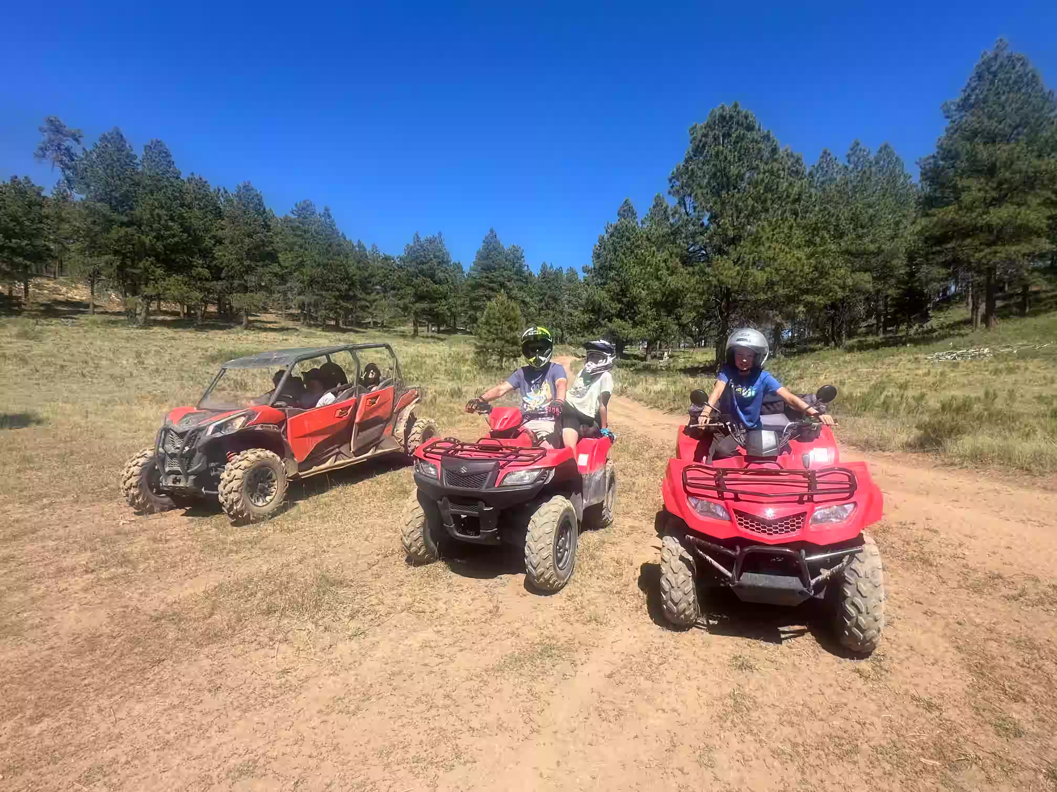 OHV staging area Dixie National Forest Utah