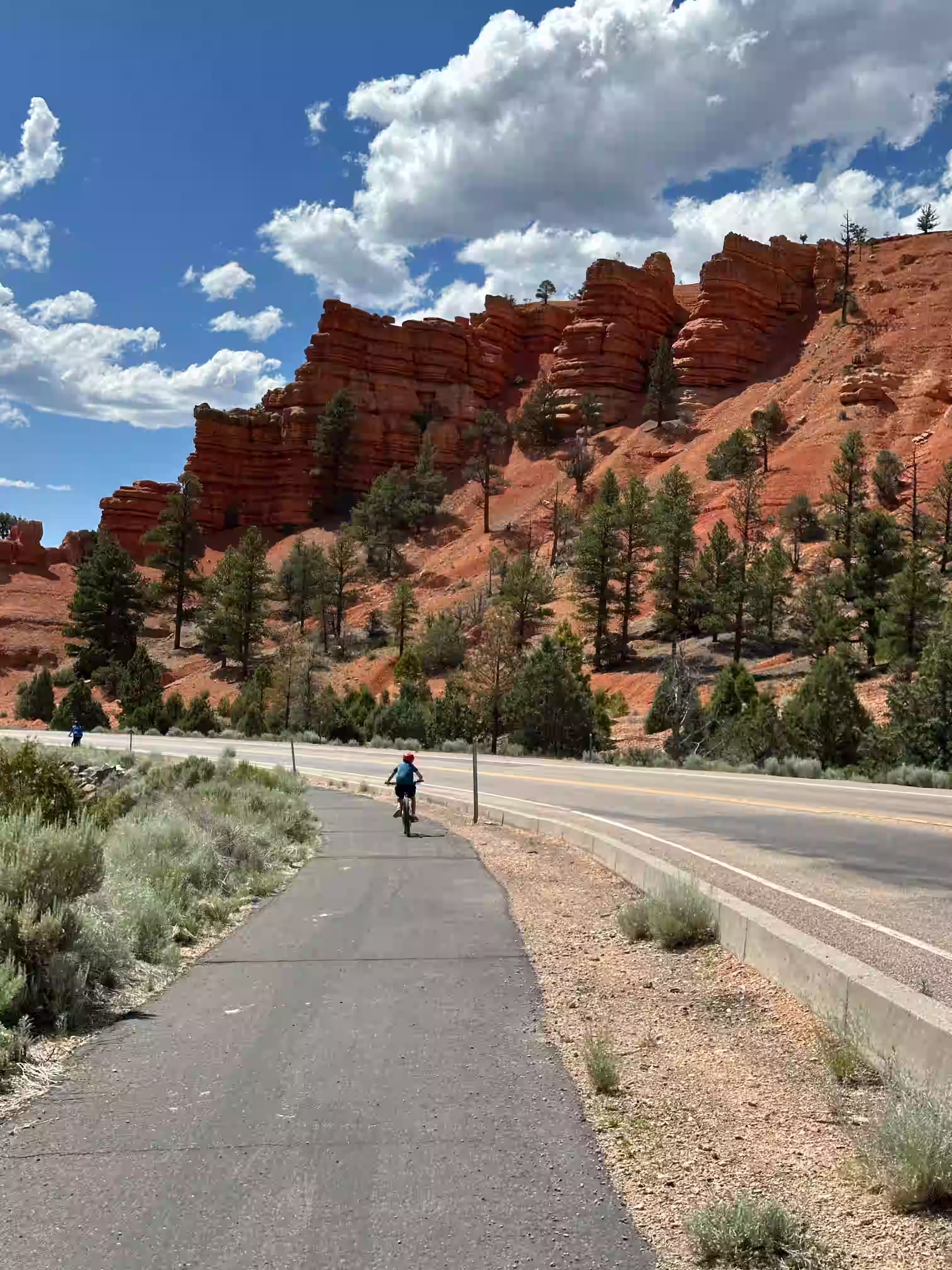 Mountain biking Red Canyon Utah