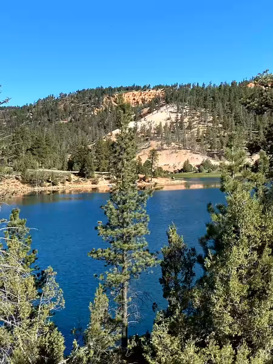 Tropic Reservoir fishing Utah near Bryce Canyon